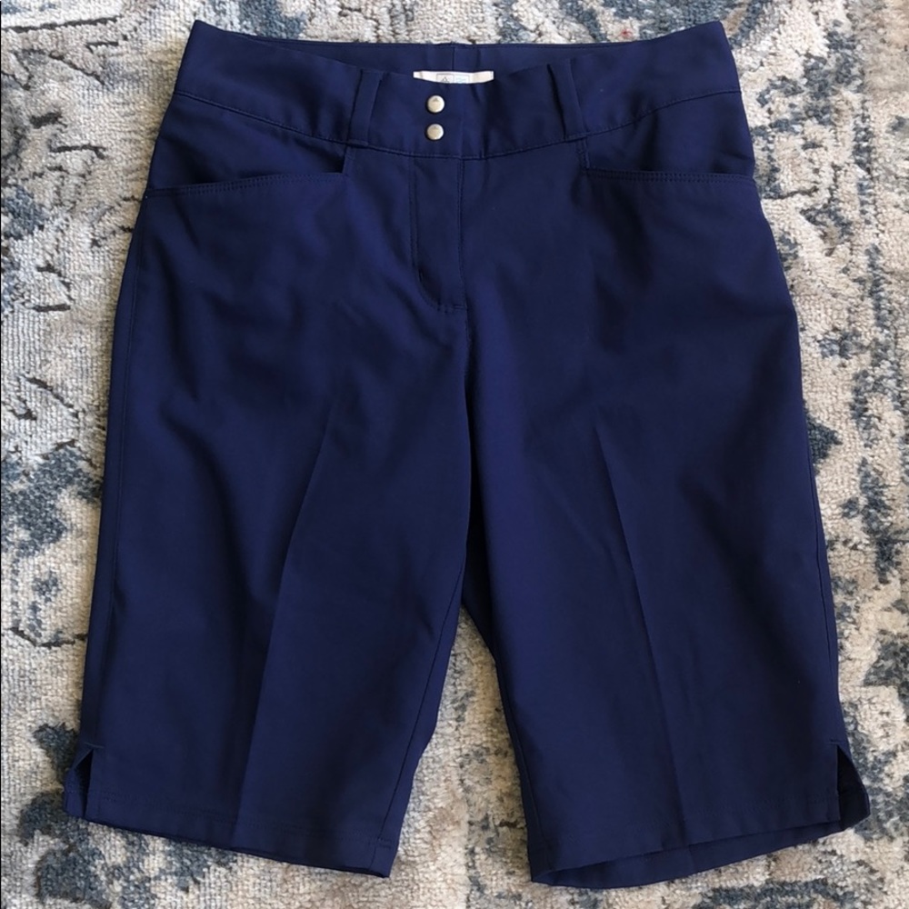 Adidas knee length royal blue shorts